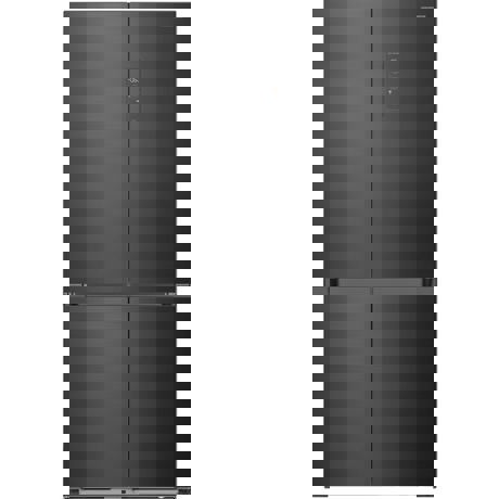 Frigider Side by side Multidoor Heinner HSBS-HM505MDSINFDXE++, Total No Frost, capacitate totala: 505L, clasa energetica: E, compresor Inverter, display LED cu control touch, sistem Multi Air-Flow, tehnologie InoxCool, sistem MultiClimate - 4 zone cu control, Inox Antracit